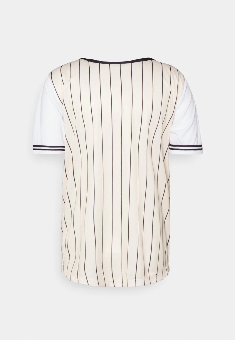 Offerte 💯 Karl Kani VARSITY PINSTRIPE ⚾ BASEBALL UNISEX - T-shirt Con Stampa - Cream/white ⭐ 4 Offerte 💯 Karl Kani VARSITY PINSTRIPE ⚾ BASEBALL UNISEX - T-shirt Con Stampa - Cream/white ⭐ - immagine 2