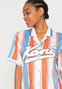 Sconto 🤩 Karl Kani VARSITY STRIPE ⚾ BASEBALL - Camicetta - Multicolor, Donna 💯 -Sconto Karl Kani in Italia 02d705d1e1724072b98c72fcf042fb23