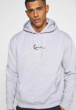 Vendita lampo 😉 Karl Kani SMALL SIGNATURE HOODY UNISEX - Felpa - Ash Grey ⭐ -Sconto Karl Kani in Italia 033cd40472454ad08c920aef75dc000b