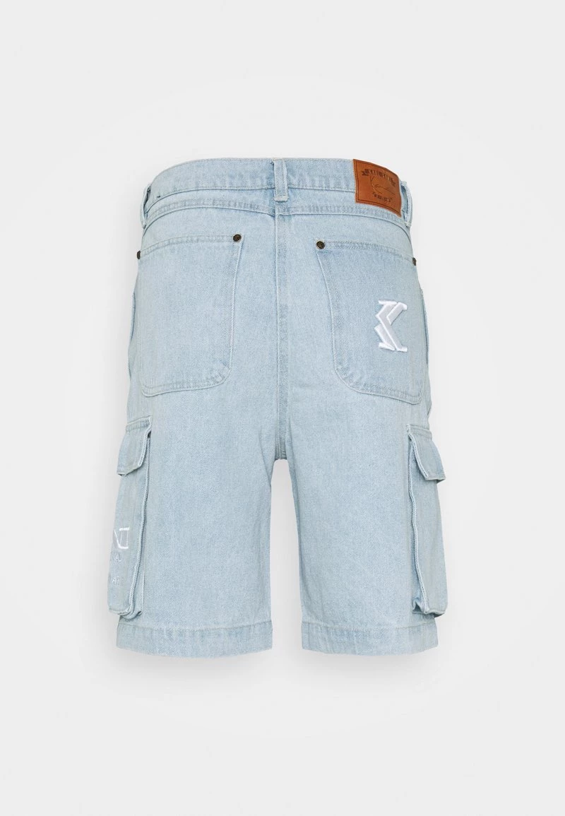 I primi 10 π Karl Kani RETRO CARGO - Shorts Di π Jeans - Light Blue, Uomo π 4 I primi 10 π Karl Kani RETRO CARGO - Shorts Di π Jeans - Light Blue, Uomo π - immagine 2