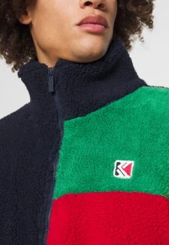 I primi 10 🛒 Karl Kani SIGNATURE BLOCK TEDDY JACKET UNISEX - Giacca In Pile - Navy 😍 -Sconto Karl Kani in Italia 072df50b95184008b1b3ca1136410c87