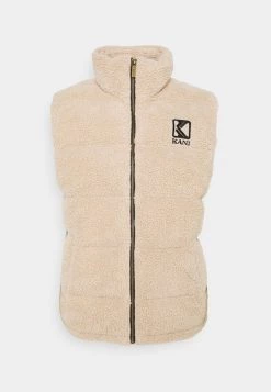Offerte 🔥 Karl Kani PUFFER VEST UNISEX - Smanicato - Light Sand 💯