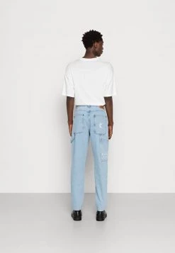 Acquistare 🌟 Karl Kani RETRO TAPERED WORKWEAR - 👖 Jeans Tapered Fit - Light Blue, Uomo 👏 -Sconto Karl Kani in Italia 09a8049ff2184347804ce38051d880ce