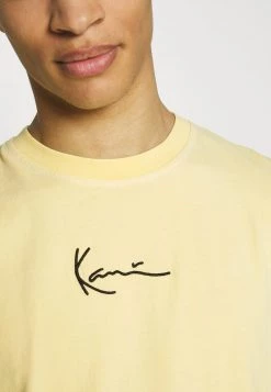 Promo 😀 Karl Kani SMALL SIGNATURE WASHED SLEEVELESS TEE - T-shirt Con Stampa - Light Yellow, Uomo ❤️ -Sconto Karl Kani in Italia 09ff8e7e332a4a1195305a75c841d072