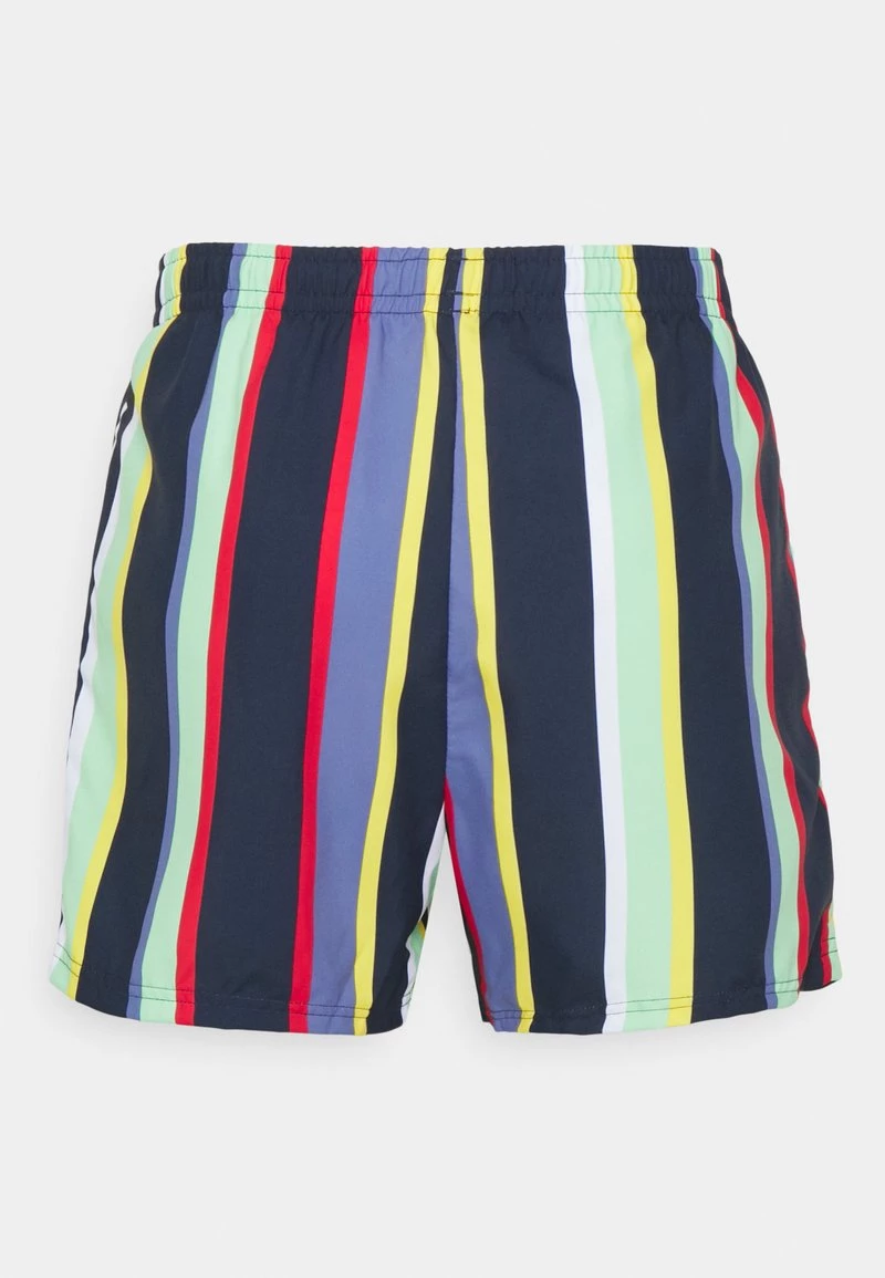 Nuovo π Karl Kani SIGNATURE STRIPE BOARD - Shorts Da Mare - Navi, Uomo π 4 Nuovo π Karl Kani SIGNATURE STRIPE BOARD - Shorts Da Mare - Navi, Uomo π - immagine 2