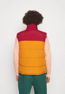 A buon mercato 🥰 Karl Kani BLOCK PUFFER VEST UNISEX - Smanicato - Dark Red 🔔 -Sconto Karl Kani in Italia 0eefbcf8d3d54ccf8f6426d5a4aabc91