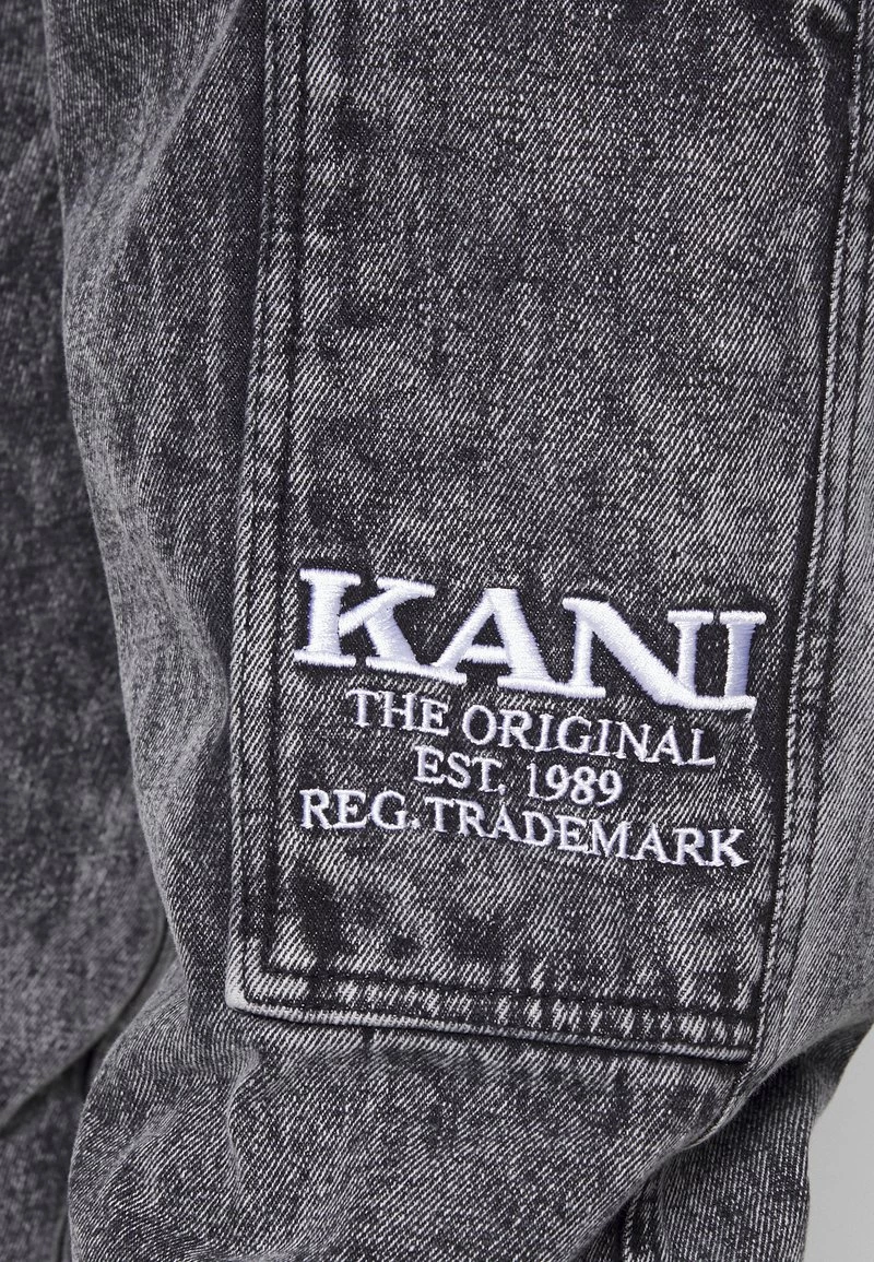 A buon mercato 𧨠Karl Kani RETRO MOON PANTS - π Jeans Baggy - Dark Grey, Uomo π 8 A buon mercato 𧨠Karl Kani RETRO MOON PANTS - π Jeans Baggy - Dark Grey, Uomo π - immagine 6