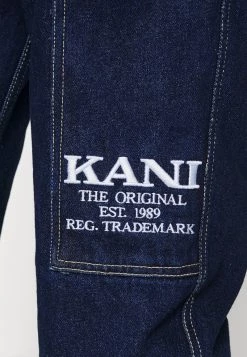 Sconto 😀 Karl Kani RETRO RINSED PANTS UNISEX - 👖 Jeans Baggy - Dark Blue 🧨 -Sconto Karl Kani in Italia 1193c92c7a9c47c0a7758ece4cf53172
