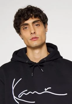 Nuovo di zecca ❤️ Karl Kani SIGNATURE QUILTED BLOCK HOODIE UNISEX - Felpa Con Cappuccio - Black 🛒 -Sconto Karl Kani in Italia 13aac1fc67cb4bd7a9e7c0ffb5515d7a