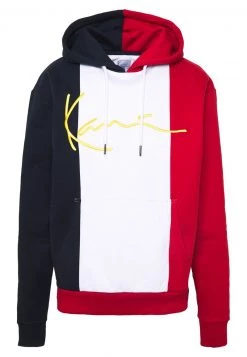 Promo 💯 Karl Kani UNISEX SIGNATURE BLOCK HOODIE - Felpa Con Cappuccio - Red ⭐ -Sconto Karl Kani in Italia 16b421117bda4ef29f7ece78012695ad