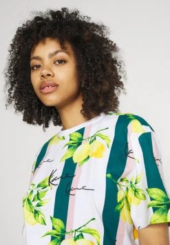 Migliore vendita ✔️ Karl Kani SMALL SIGNATURE TEE - T-shirt Basic - White, Donna ❤️ -Sconto Karl Kani in Italia 18fa4ee180b6457db697efc7b82ab33a