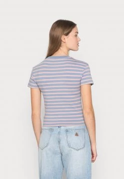 Vendita calda 😍 Karl Kani SMALL SIGNATURE TIGHT STRIPE TEE - T-shirt Con Stampa - Blue, Donna 💯 -Sconto Karl Kani in Italia 19375be8e6dc4753b735d6210118fe38