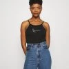 I primi 10 🔥 Karl Kani TAPE SMALL SIGNATURE - Top - Black, Donna 🎁 -Sconto Karl Kani in Italia 1ba72780347443f09acb5861e095c79e
