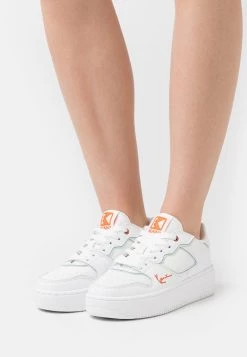 Promo π Karl Kani 89 UP - π Sneakers Basse - White/bok Choi/orange Tiger, Donna π