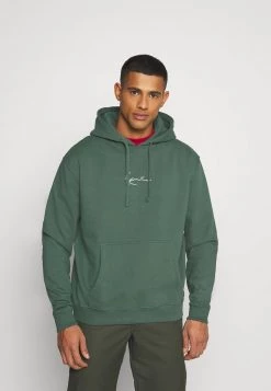 Nuovo di zecca π Karl Kani UNISEX SMALL SIGNATURE HOODY - Felpa Con Cappuccio - Darkgreen β