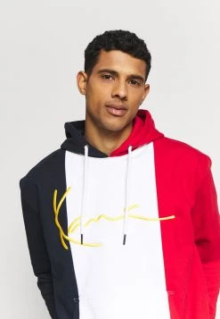 Promo 💯 Karl Kani UNISEX SIGNATURE BLOCK HOODIE - Felpa Con Cappuccio - Red ⭐ -Sconto Karl Kani in Italia 201f5b6a719d4815b72fc56466f25fff