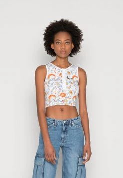 Vendita lampo 😍 Karl Kani CHEST SIGNATURE CROP - Top - Multicolor, Donna ❤️