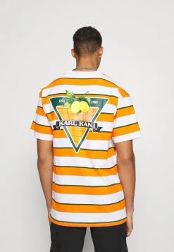 Miglior prezzo π Karl Kani SMALL SIGNATURE STRIPE TEE UNISEX - T-shirt Con Stampa - Orange π