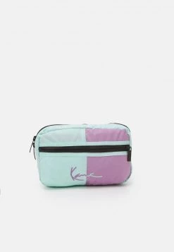 Miglior prezzo 😉 Karl Kani SIGNATURE BLOCK WAIST BAG - Marsupio - Lilac/mint, Uomo ⭐