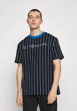 Nuovo di zecca 🛒 Karl Kani UNISEX ORIGINALS PINSTRIPE TEE - T-shirt Con Stampa - Black 👍
