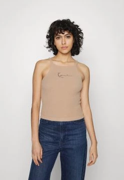 Vendita lampo π Karl Kani SMALL SIGNATURE - Top - Taupe, Donna π
