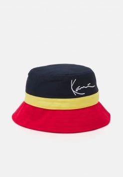 Buono ⭐ Karl Kani SIGNATURE BLOCK BUCKET UNISEX - Cappello - Yellow/navy/red ✔️