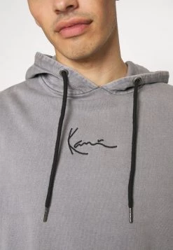 I primi 10 ❤️ Karl Kani UNISEX SMALL SIGNATURE OS HOODIE BLEACHED - Felpa - Grey 🌟 -Sconto Karl Kani in Italia 281e0d54ac25411cab7e878b2be2be96