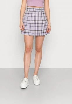 Sconto π Karl Kani SMALL SIGNATURE CHECK TENNIS π SKIRT - Minigonna - Purple, Donna π§¨
