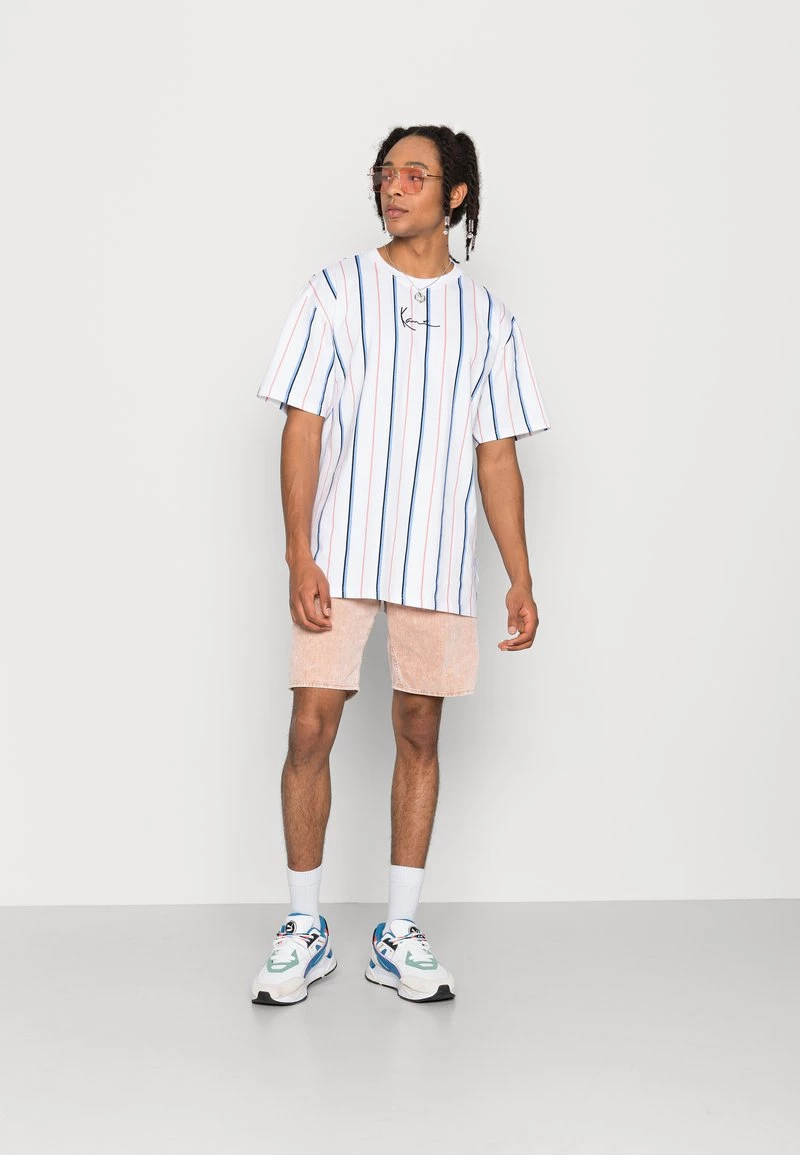 Nuovo di zecca π Karl Kani SIGNATURE PINSTRIPE TEE UNISEX - T-shirt Con Stampa - Multicolor β¨ 4 Nuovo di zecca π Karl Kani SIGNATURE PINSTRIPE TEE UNISEX - T-shirt Con Stampa - Multicolor β¨ - immagine 2