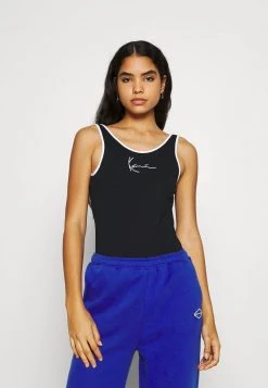 Migliore vendita 🌟 Karl Kani SMALL SIGNATURE - Top - Black, Donna ⭐