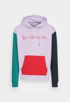 Promo 🤩 Karl Kani UNISEX ORIGINALS BLOCK HOODIE - Felpa - Lilac 😀 -Sconto Karl Kani in Italia 2ec057ed45894aeaa640ebf5186ed3d4