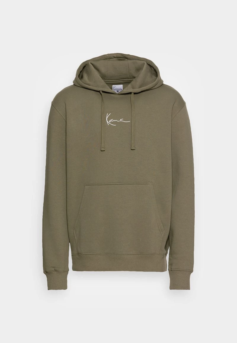 Miglior offerta 🤩 Karl Kani SMALL SIGNATURE ESSENTIAL HOODIE UNISEX - Felpa - Military Green 🥰 6 Miglior offerta 🤩 Karl Kani SMALL SIGNATURE ESSENTIAL HOODIE UNISEX - Felpa - Military Green 🥰 - immagine 4