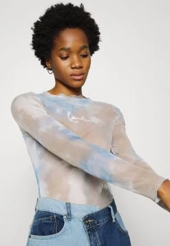 Migliore vendita 🎁 Karl Kani SIGNATURE - Maglietta A Manica Lunga - Taupe, Donna 🔔 -Sconto Karl Kani in Italia 2f6fd2b75b724d3bbec1947834f411b3