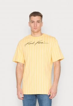Miglior offerta 😀 Karl Kani AUTOGRAPH PINSTRIPE TEE UNISEX - T-shirt Con Stampa - Yellow 👍