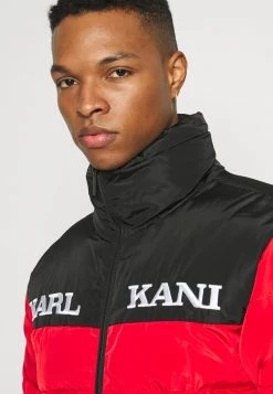 Il più economico 😉 Karl Kani RETRO BLOCK PUFFER JACKET UNISEX - Giacca Invernale - Black/red 🔔 -Sconto Karl Kani in Italia 33a96fee56e84999aee2ae8e9bc78485