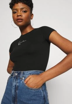 Vendita all'ingrosso 🌟 Karl Kani SMALL SIGNATURE SHORT TEE - T-shirt Con Stampa - Black, Donna 😀 -Sconto Karl Kani in Italia 373d0226369747828af7a6afa7a25cbb