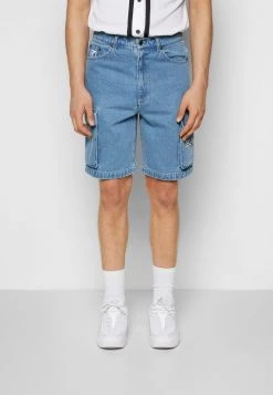 Vendita calda 🥰 Karl Kani RETRO CARGO SHORTS VINTAGE - Shorts - Vintage Mid Blue, Uomo ⌛ -Sconto Karl Kani in Italia 38430c01c2b44e55987876b33ff9d272