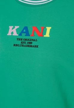 Miglior prezzo 💯 Karl Kani RETRO COLLEGE CREW - Felpa - Dark Mint, Donna 👏 -Sconto Karl Kani in Italia 38e2919527604520b4c4e386952386f2