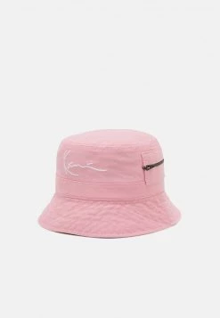 A buon mercato β Karl Kani SIGNATURE WASHED ZIP BUCKET HAT UNISEX - Cappello - Rose βοΈ