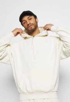 Nuovo di zecca π Karl Kani SIGNATURE HOODIE UNISEX - Felpa Con Cappuccio - Offwhite β€οΈ