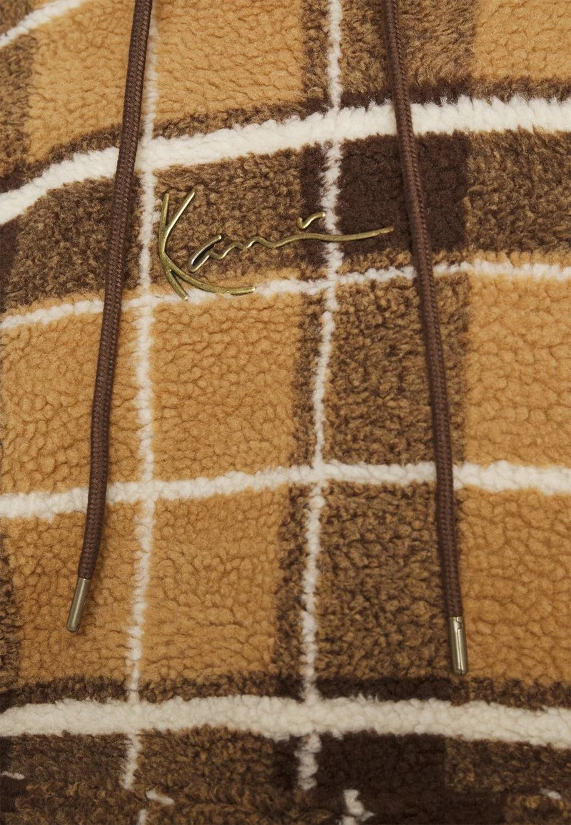 Bilancio π₯° Karl Kani SIGNATURE TEDDY CHECK HOODIE UNISEX - Felpa Con Cappuccio - Brown π 8 Bilancio π₯° Karl Kani SIGNATURE TEDDY CHECK HOODIE UNISEX - Felpa Con Cappuccio - Brown π - immagine 6