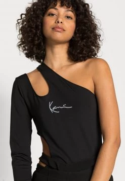 Bilancio 👏 Karl Kani SMALL SIGNATURE CUT OUT BODY - Maglietta A Manica Lunga - Black, Donna 👏 -Sconto Karl Kani in Italia 3e8f0b9a756d4252aee311b7c345441d