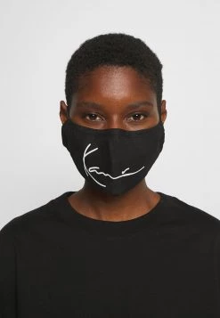 Vendita lampo π Karl Kani SIGNATURE FACE MASK - Maschera In Tessuto - Black, Unisex π