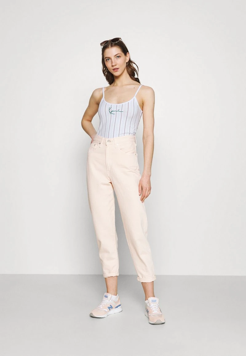 Il più economico 😀 Karl Kani SMALL SIGNATURE PINSTRIPE - Top - White, Donna 🤩 4 Il più economico 😀 Karl Kani SMALL SIGNATURE PINSTRIPE - Top - White, Donna 🤩 - immagine 2