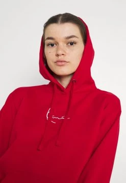 Vendita lampo 🤩 Karl Kani SMALL SIGNATURE HOODIE - Felpa Con Cappuccio - Red, Donna ⭐ -Sconto Karl Kani in Italia 4209562a683f433d96957cdf9910f69e