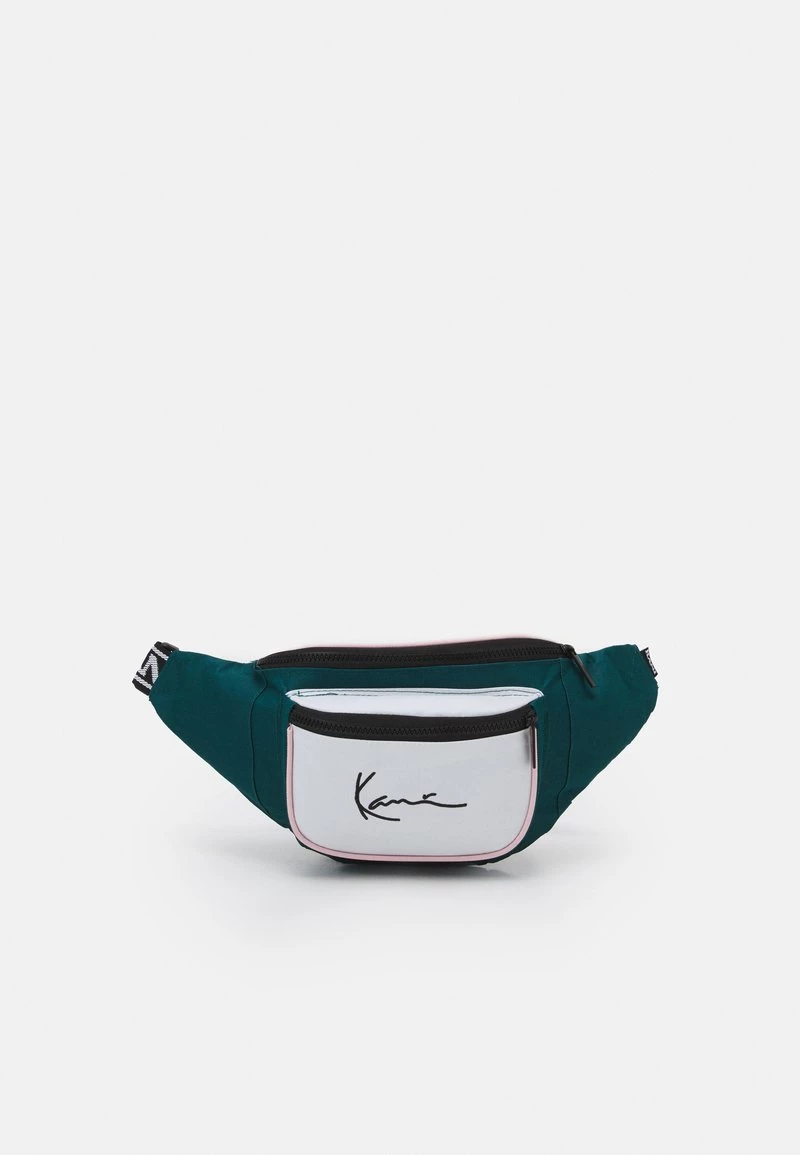 Promo β Karl Kani SIGNATURE TAPE WAIST BAG - Marsupio - Green/white, Uomo π 3 Promo β Karl Kani SIGNATURE TAPE WAIST BAG - Marsupio - Green/white, Uomo π