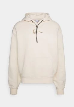 Promo 🥰 Karl Kani SMALL SIGNATURE UNISEX - Felpa - Cream 🛒