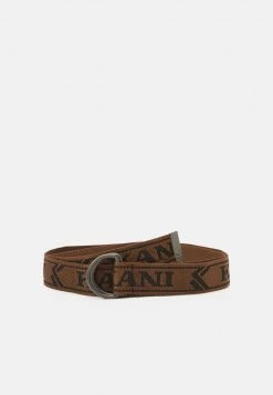 Bilancio 🧨 Karl Kani COLLEGE BELT UNISEX - Cintura - Brown 😍