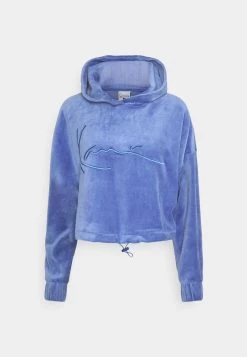 Buono 👏 Karl Kani SIGNATURE CROP NICKI HOODIE - Felpa - Blue, Donna 💯 -Sconto Karl Kani in Italia 43e444728942467686bfd08c7894eafb
