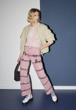 I primi 10 π₯ Karl Kani SIGNATURE TEE - T-shirt Con Stampa - Rose, Donna π